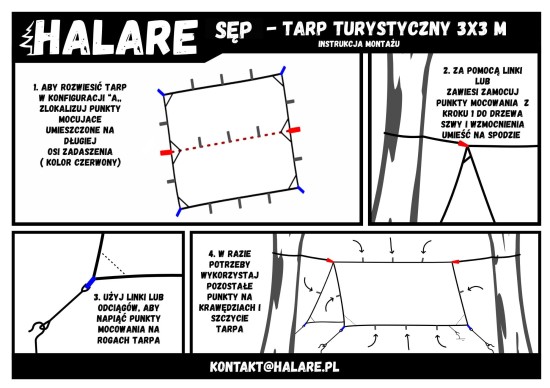 Tarp Halare Sęp Black