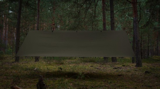 Płachta biwakowa Tarp Halare  Sęp 3x3m  Olive